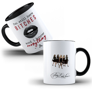 Caneca Porcelana Pretty Little Lias PLL em Oferta na Shopee