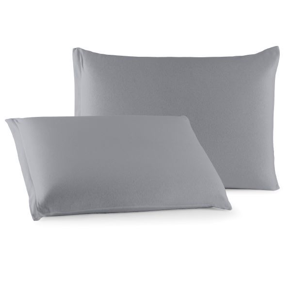 Par de Fronha Lisa com Zíper 100% Algodão em Oferta na Shopee