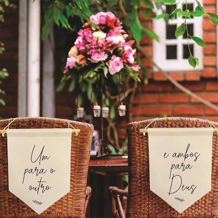 Flamula para casamento um para o outro ambos para deus em Oferta na Shopee