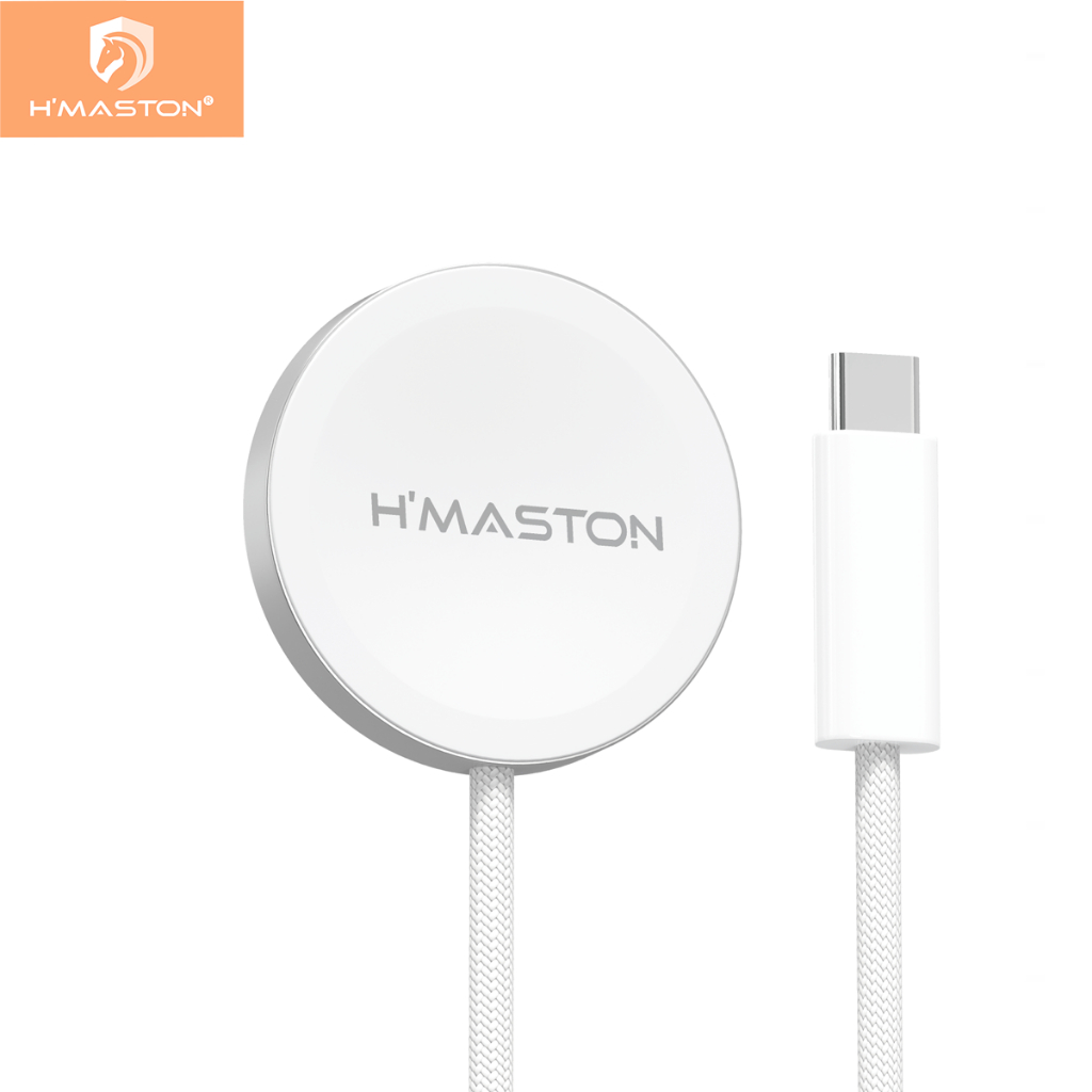 H'maston YD12-B/YD13 Carregador Relógio Magnético Por Indução TIPO C em Oferta na Shopee