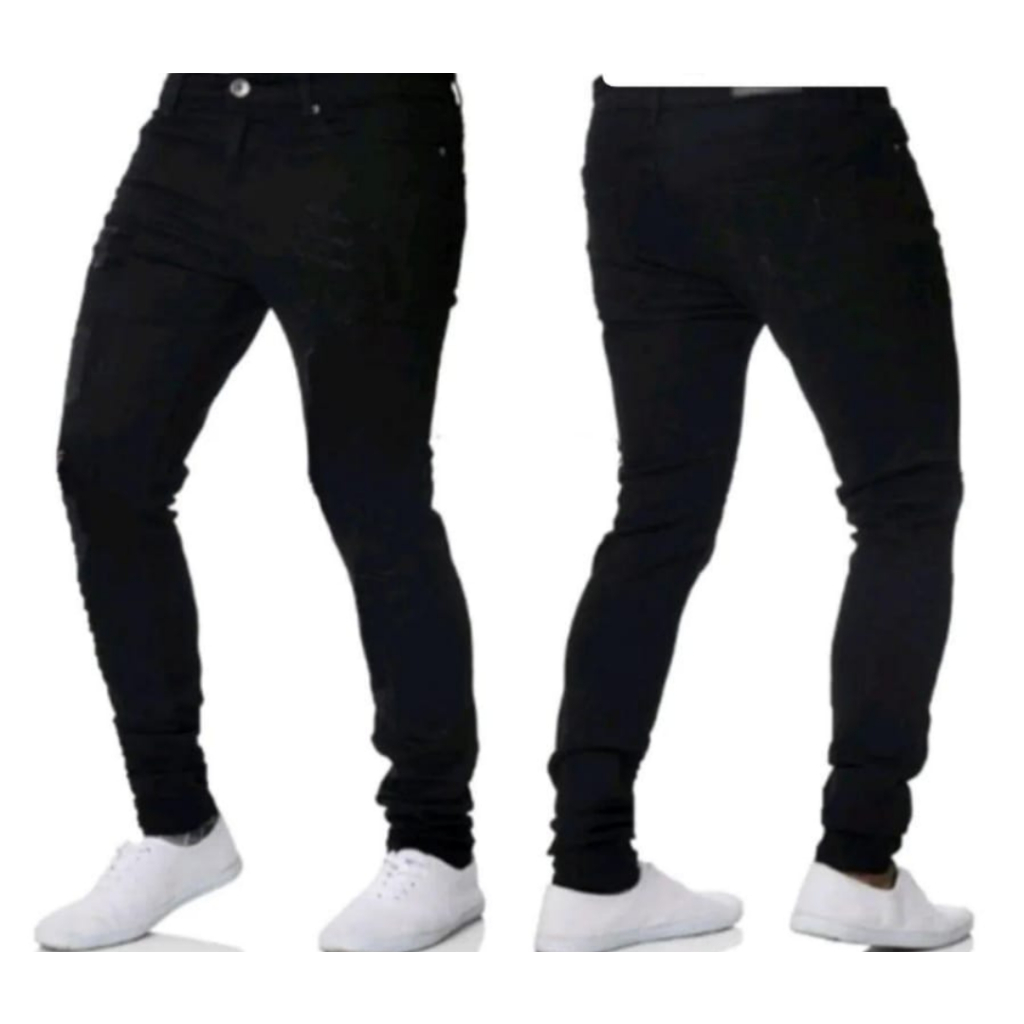 Calça Masculina Jeans Preta SLIM Confortável COM ELASTANO Jeans Masculino