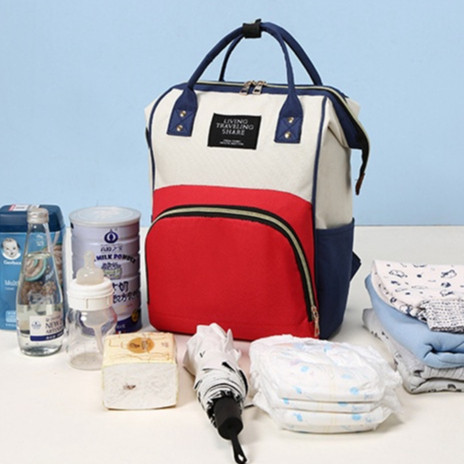 Bolsa Mochila Maternidade Multifunção Bebê Mamãe Preparada Pronta Entrega 45x32cm Grande Capacidade Novo