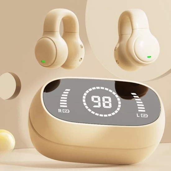 Fones de ouvido sem fio Bluetooth Ear-Hook 5.3 Mini fones de ouvido estéreo para Android Ios -B4 — imagem 1