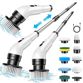 Escova De Limpeza elétrico Ajustável Janela Banheiro e Cozinha 9 em 1 Recarregável -D10 em Oferta na Shopee