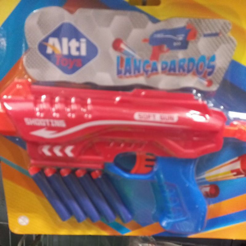 Pistola lança Dardos, arminha de ar, Nerf