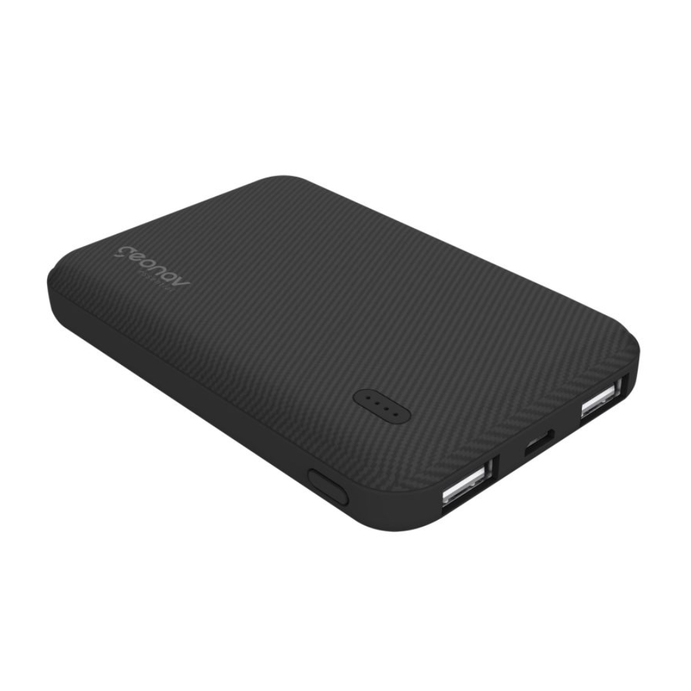 CARREGADOR PORTÁTIL POWER BANK UNIVERSAL 5.000MAH ES5KBK PRETO - GEONAV