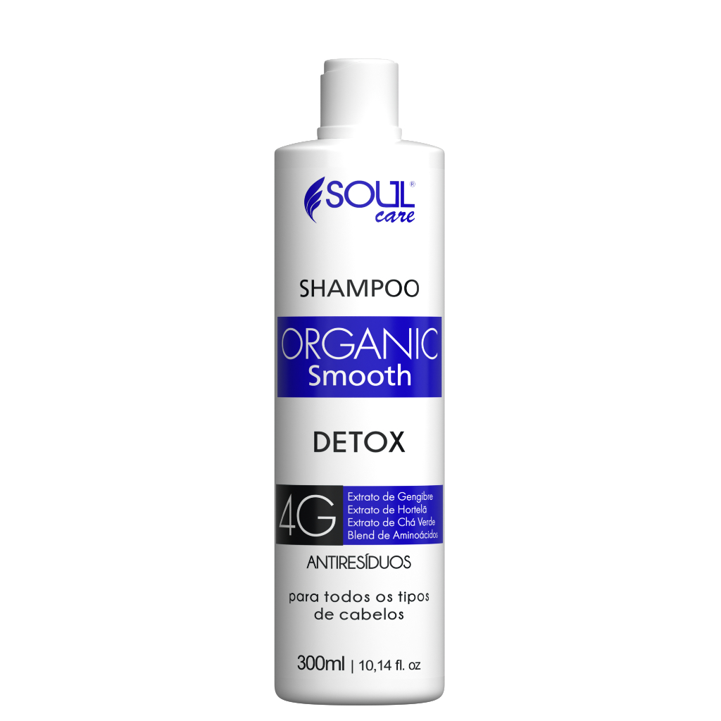 Shampoo Anti Resíduo Progressiva Orgânica Profissional Soul Care 300 ml