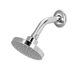 Chuveiro Ducha 10cm Flat Redondo Quadrado Aquecedor Solar Gás Articulado Preto Cromado