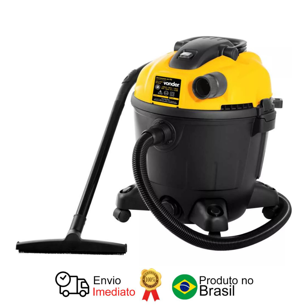 Aspirador De Pó Profissional Sólidos e Líquidos 35 Litros 1400W Apv 1435 220 V~ Vonder em Oferta na Shopee