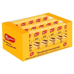 Bolinhos Duo Chocolate C/15 Unidades 27g - Bauducco