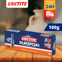 Durepoxi Cola Epoxi Massa Epoxi Adesivo 50g ou 100g Original Loctite Seca até embaixo da agua