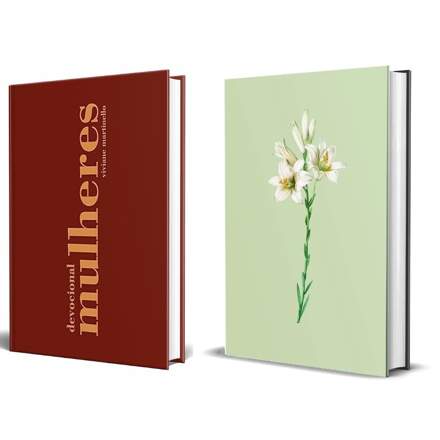 Kit Devocional Mulheres + Bíblia Sagrada | NVI | Lírios | Capa Dura