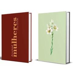 Kit Devocional Mulheres + Bíblia Sagrada | NVI | Lírios | Capa Dura