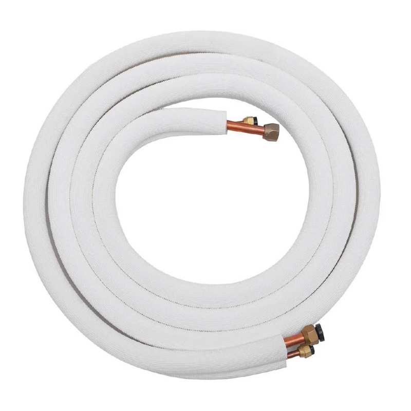 KIT PARA INSTALAÇÃO DE SPLIT DE 7000 À 12000 MIL BTUS TUBO DE 2.5METROS COBRE 1/4 e 3/8