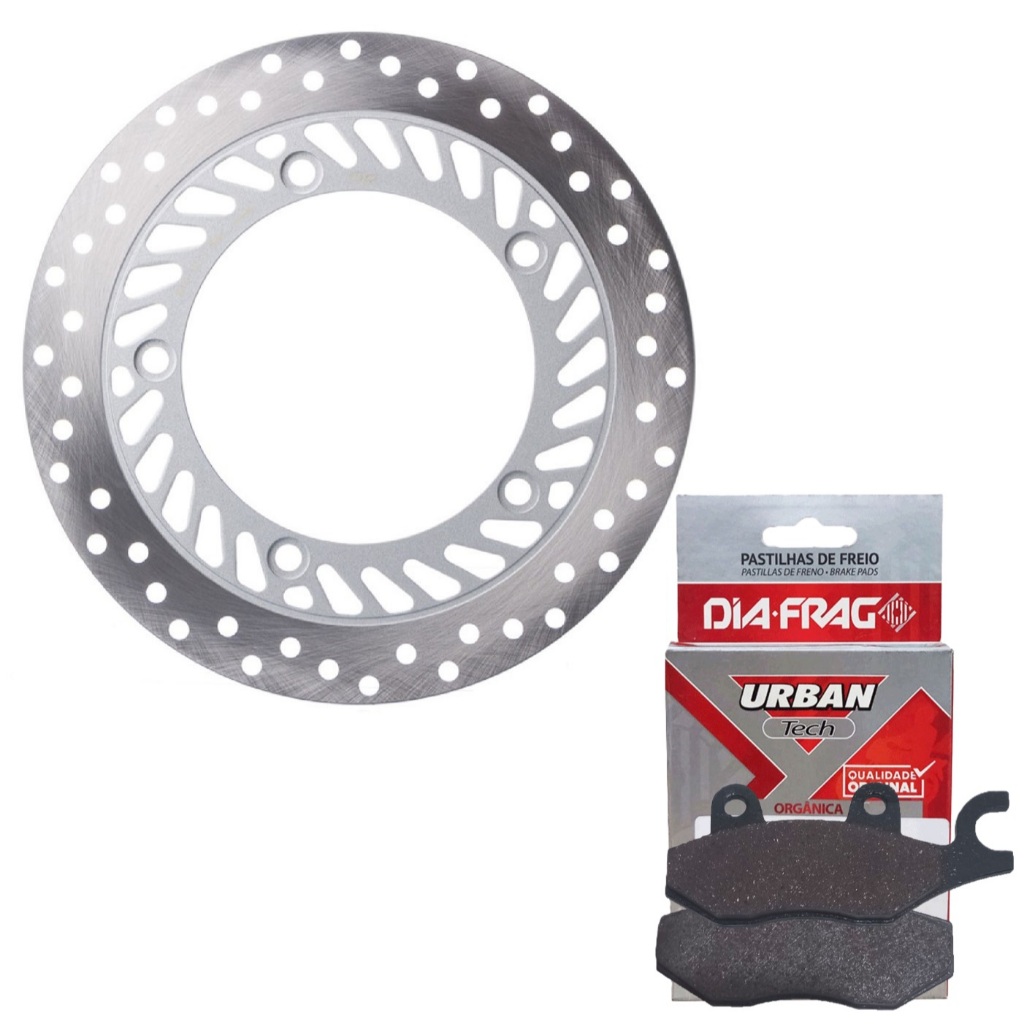 Disco de Freio Dianteiro Cb 300r Sem Abs 2009-2015 + Pastilhas Diafrag em Oferta na Shopee
