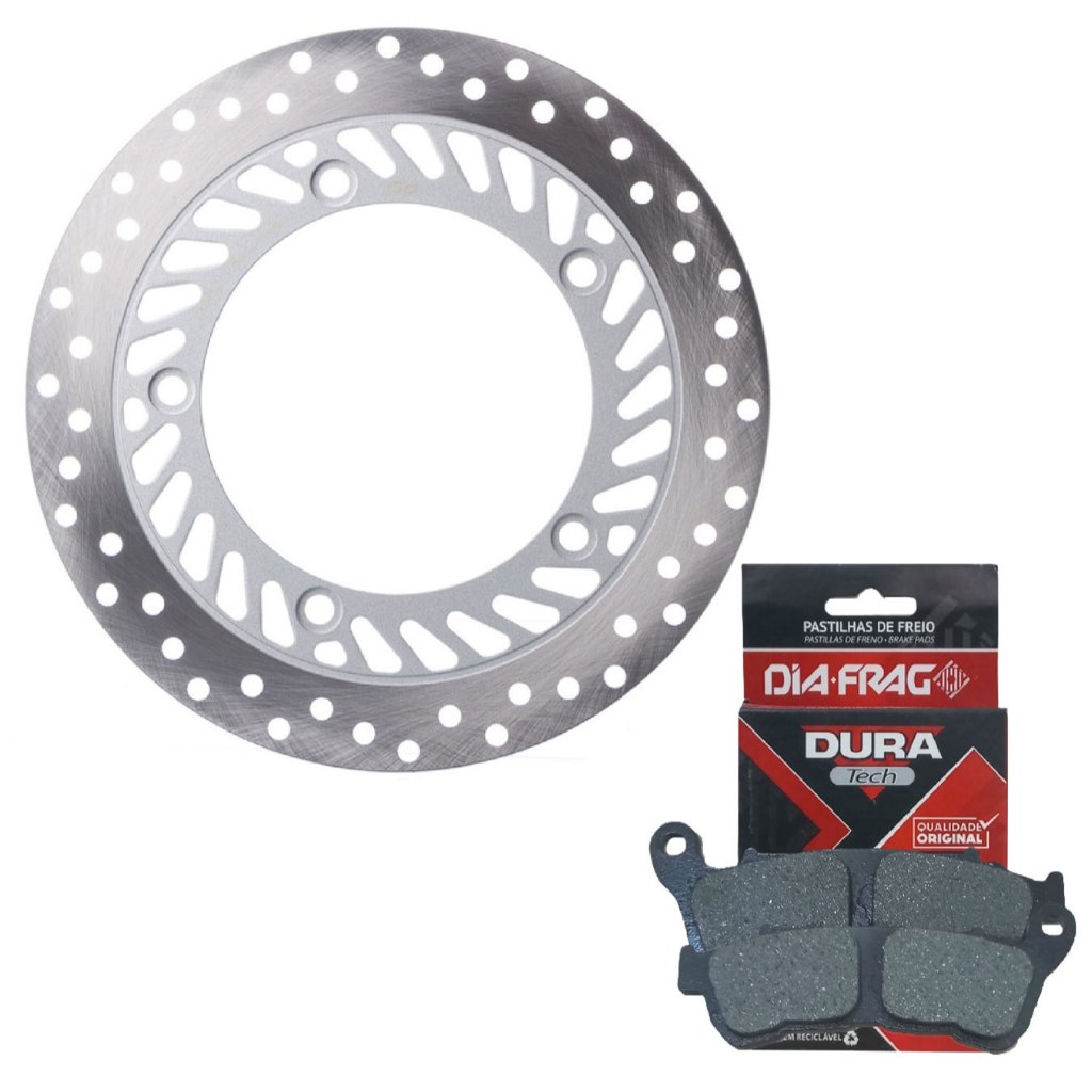Disco de Freio Dianteiro Cb 300r Abs 2009-2015 + Pastilhas Diafrag em Oferta na Shopee