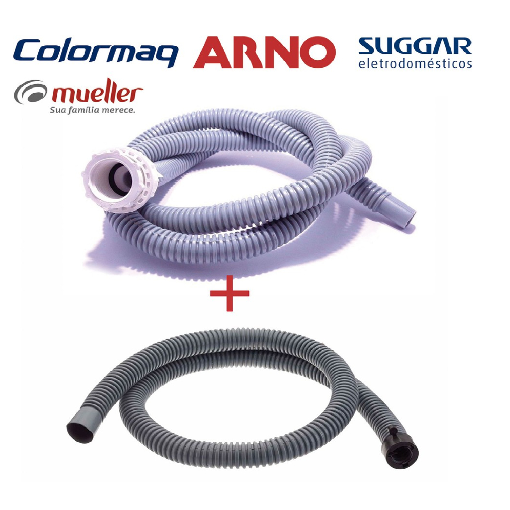 Kit Mangueira Entrada e Saída Água Tanquinho - Universal em Oferta na Shopee