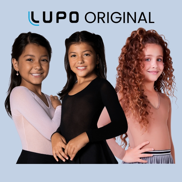 Blusa Segunda Pele Infantil Fio 40 Manga Longa Lupo Lobinha