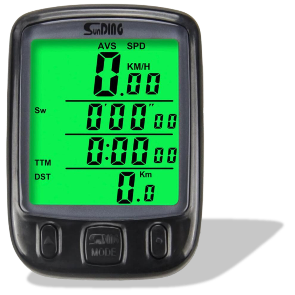 Velocímetro Para Bicicleta Ciclo Computador Digital Lcd Bike Sensor Luz Noturna À Prova De Água Fio