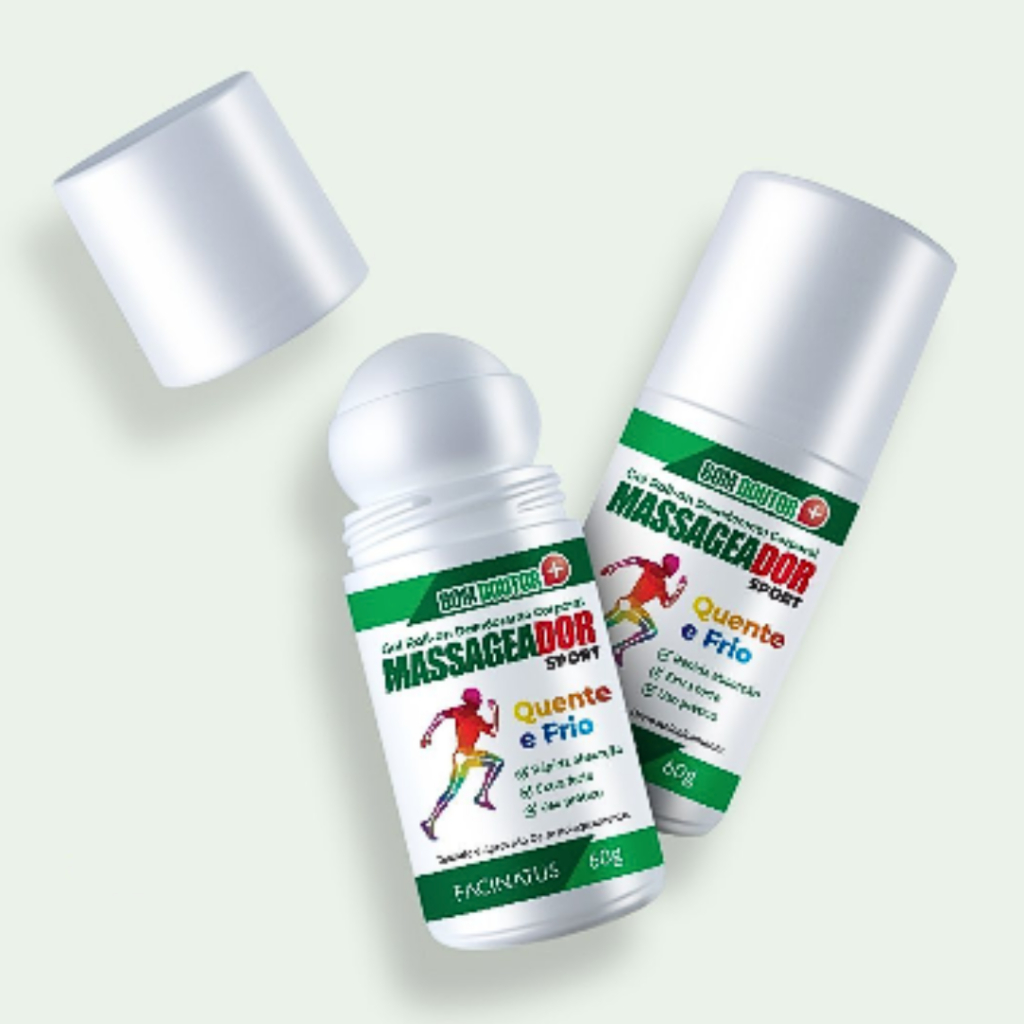 Gel Massageador Roll-On Sport Bom Doutor Facinatus (LANÇAMENTO)