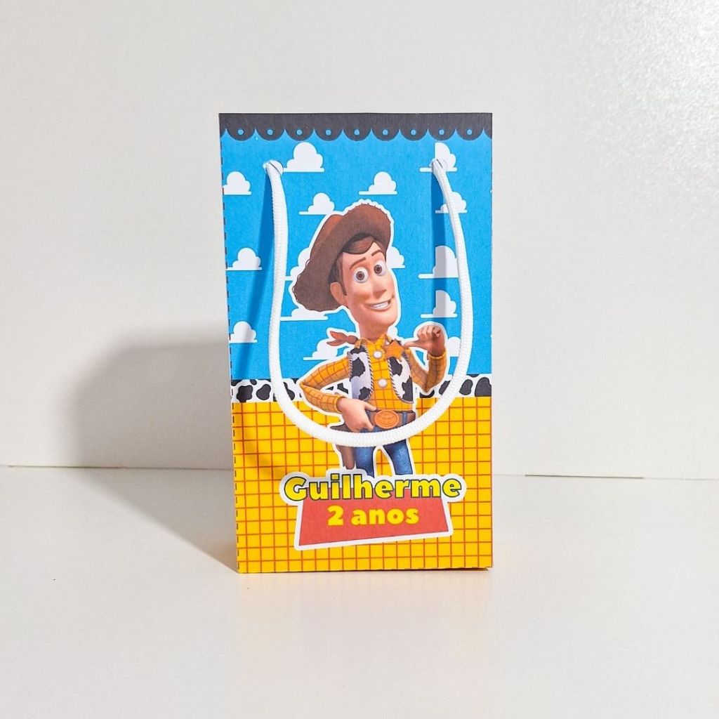 Sacolinha Surpresa Personalizada Toy Story (Pegue e Monte) Lembrancinhas| Aniversário | Lancheirinha | Maletinha