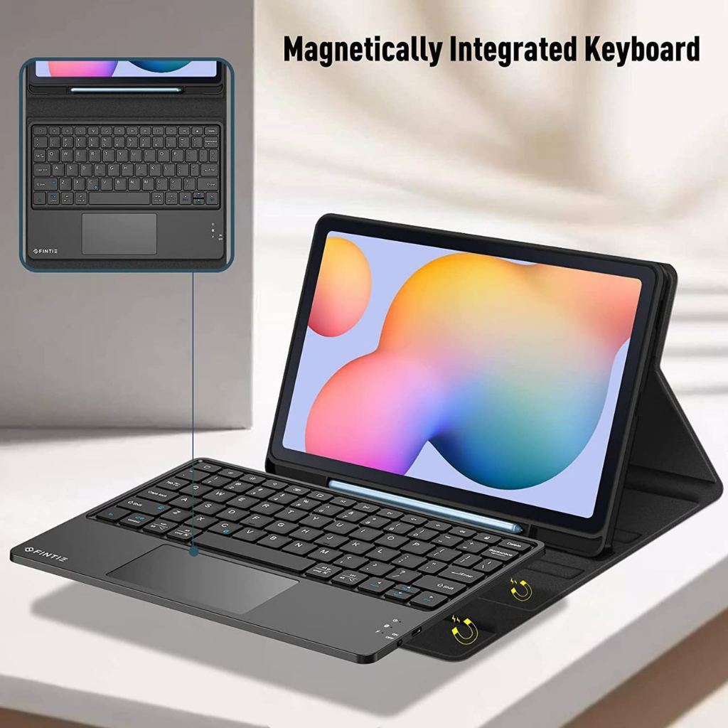 Capa com Teclado Touchpad Samsung Galaxy Tab A9 Plus/ A11 Plus 11" (2023-2025) S