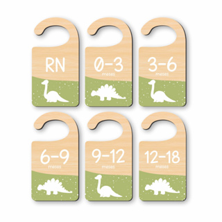 Organizador De Cabides E Separador Bebê Dino Dinossauro Rex Menino Mdf em Oferta na Shopee