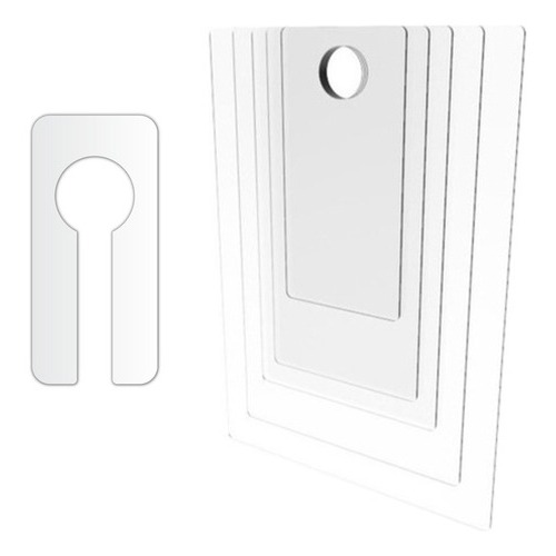 Kit 5 Gabaritos Dobrar Roupa + Kit 10 Separador De Cabides