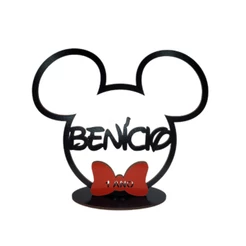 20 Centro de mesa do Mickey - personalizado Com Nome