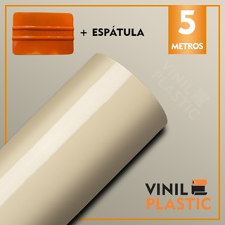 5 Metros X 50CM Adesivo Laca Bege Leitoso White Off Para Móveis Decoração + Espátula para aplicação em Oferta na Shopee