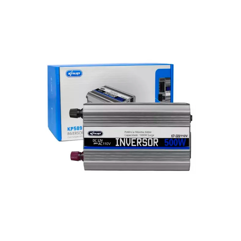 Inversor De Tensão 500w P/ 110v Função Ups 12v Kp-589/110v