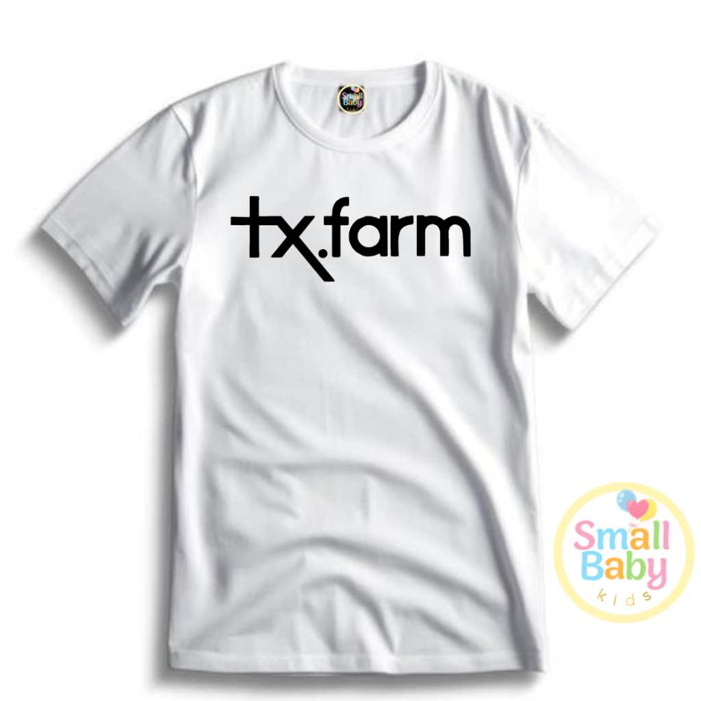 Camiseta/ Camisa Unissex Infantil Juvenil TX FARM Country em Algodão