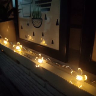 Cordão Varal Luminoso Flor Led  | 2 metros 10 flores em Oferta na Shopee