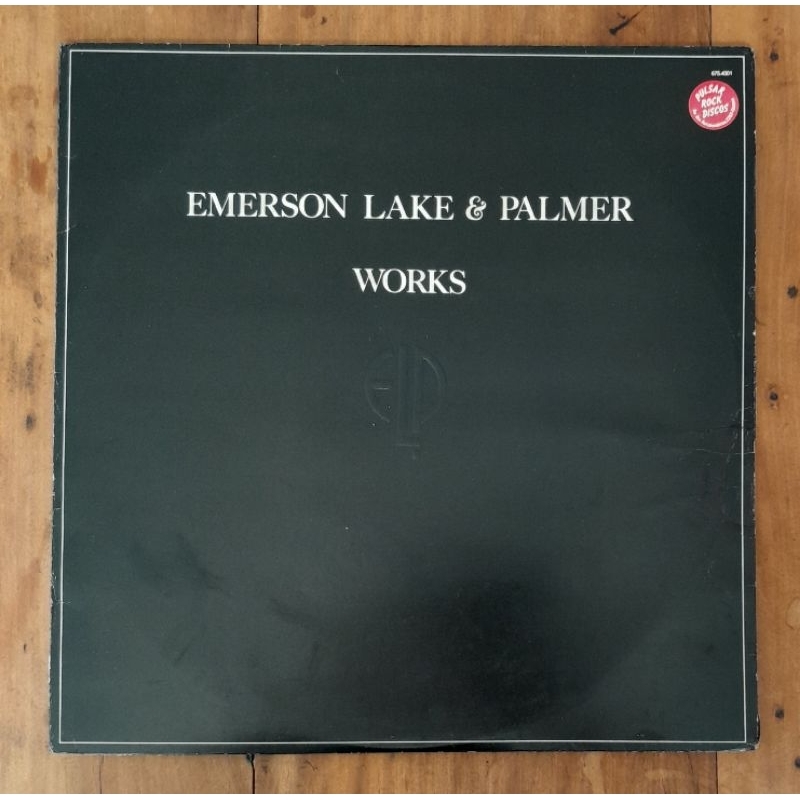 Emerson Lake & Palmer-Works-lp duplo capa trifold-vinil