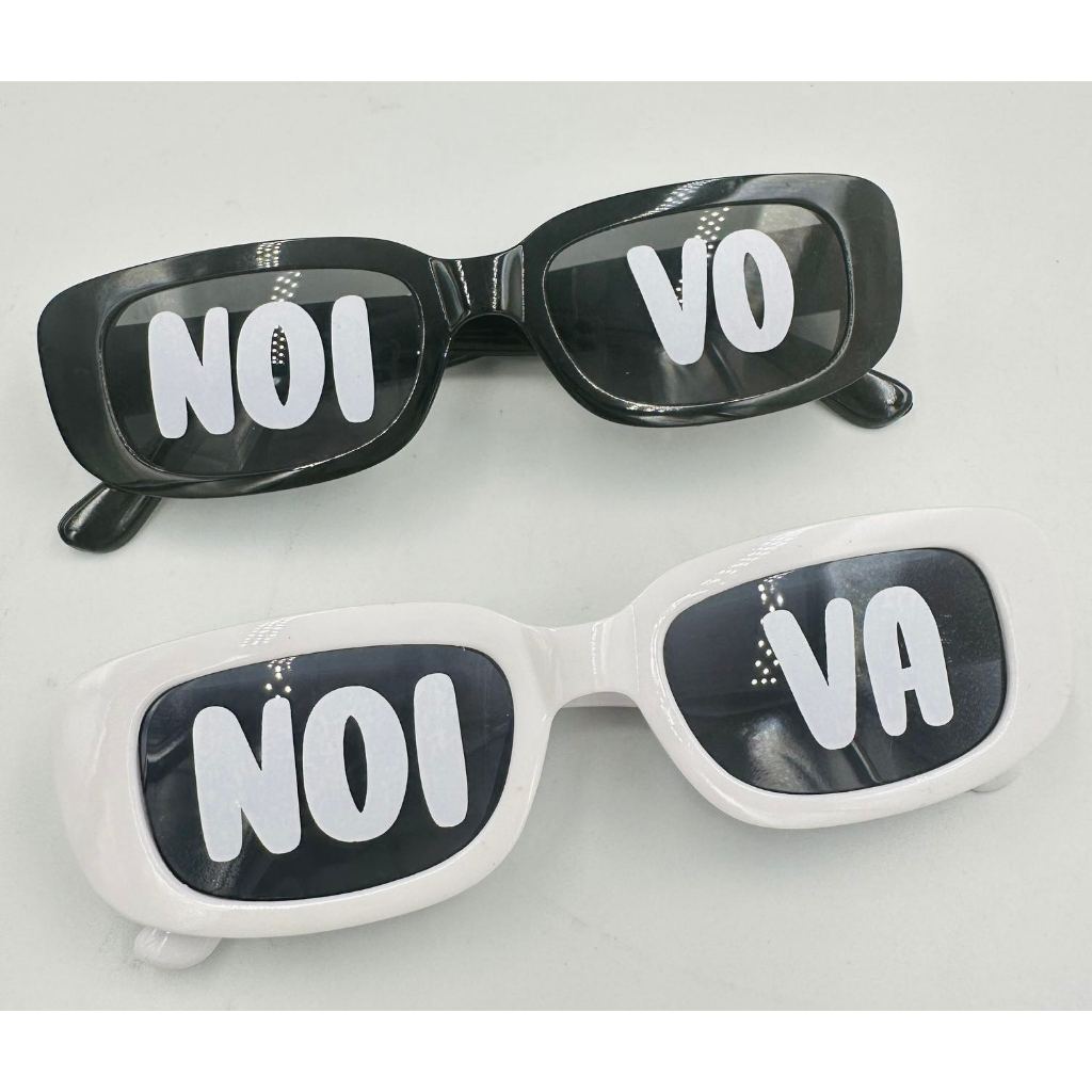 kit 2 Óculos De Sol Retro NOIVA NOIVO FRASE FORMA  PARA Casamento DE  Festa