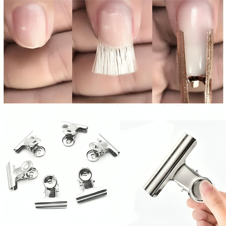 Kit 24 Presilhas Curvatura C Grampo Unhas Gel Kit Grampo Presilha Para Unha de Fibra Curvador de Unha
