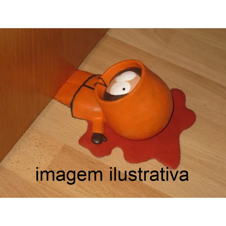 Aparador de Porta Kenny 3D – Personagem South Park | Impressão 3D Criativa | Decoração Geek e Divertida