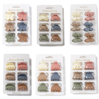 6pcs Clip Presilha Pequena para cabelo menina mini clip de cabelo colorido fofo
