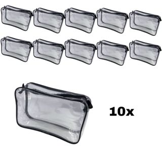 Kit com 10 Necessarie Transparente e PRETA 23X15 em Oferta na Shopee