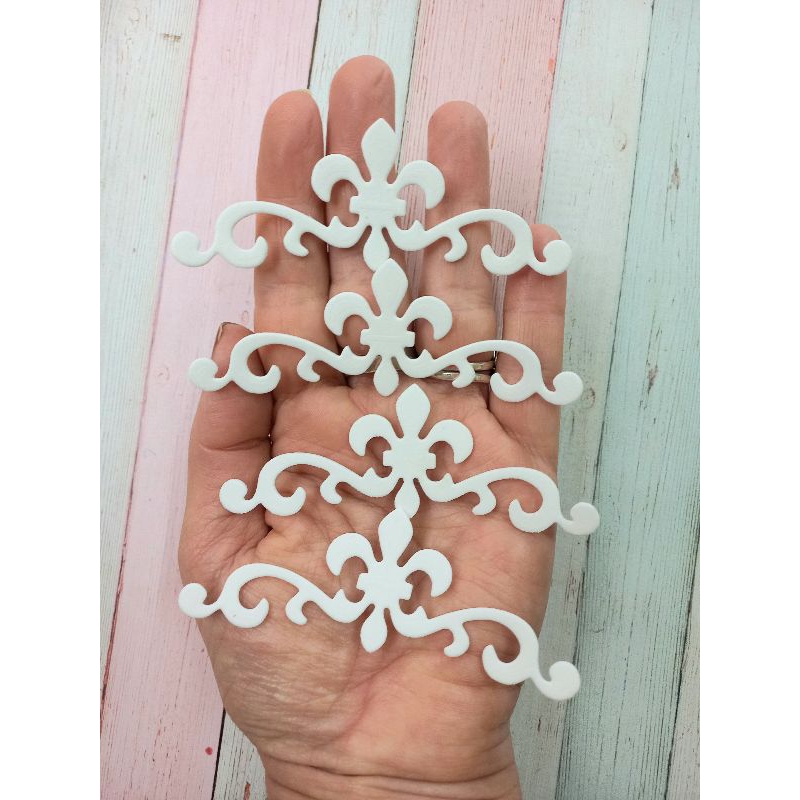 20 Apliques Barrinha de 10x3cm em EVA para decoração e Lembrancinha Arabesco