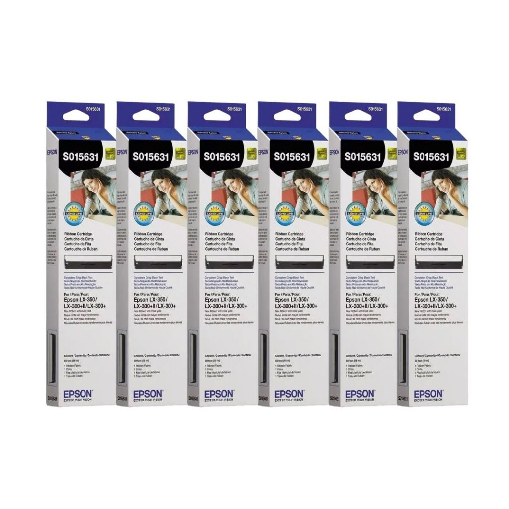 Kit 06 Fita Matricial Epson para Matricial LX-350 S015631