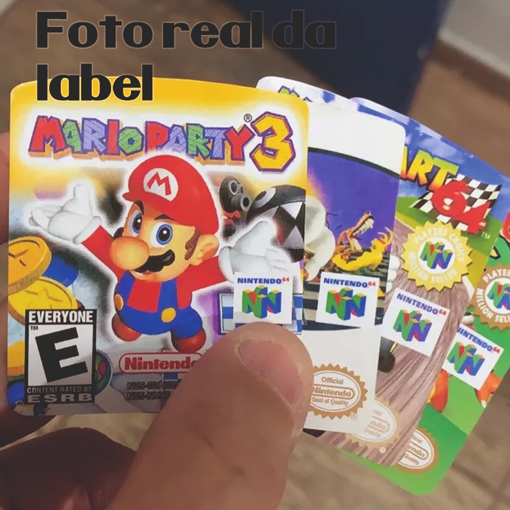 kit Label, Etiqueta adesiva para restauração de cartucho de Nintendo 64