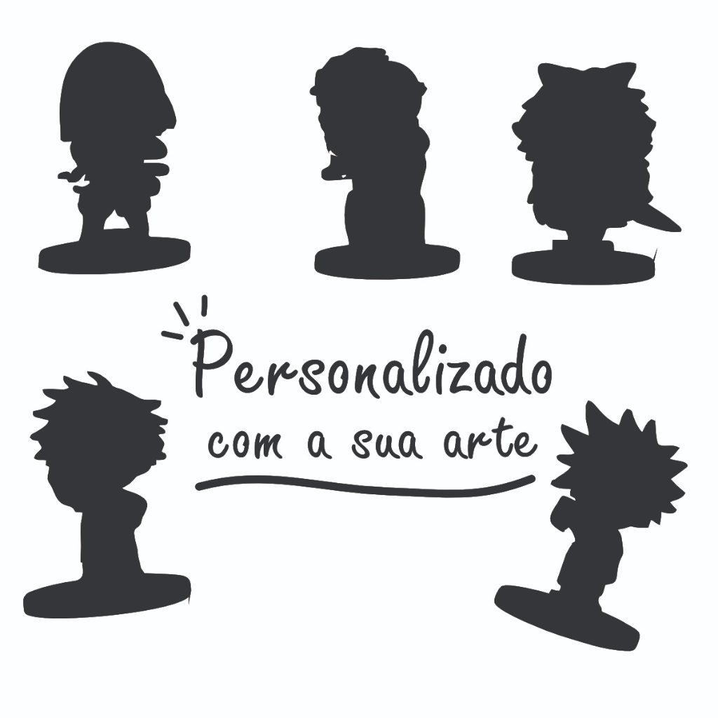 kit Totens Display Personagens de Mesa personalizado com sua arte combo com 5 - 10 - 15 - 20 und