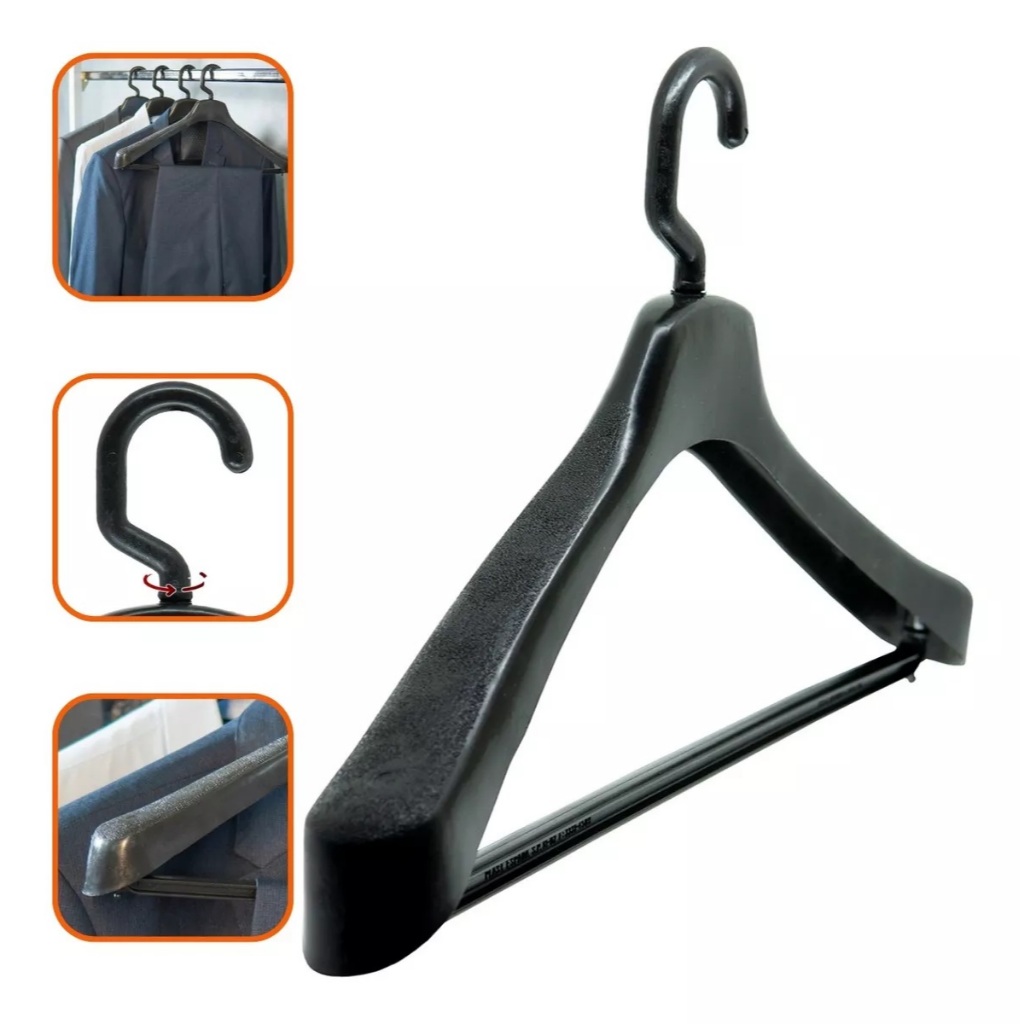 Cabides para Ternos Camisas Cabo Giratório Kit 5 unidades