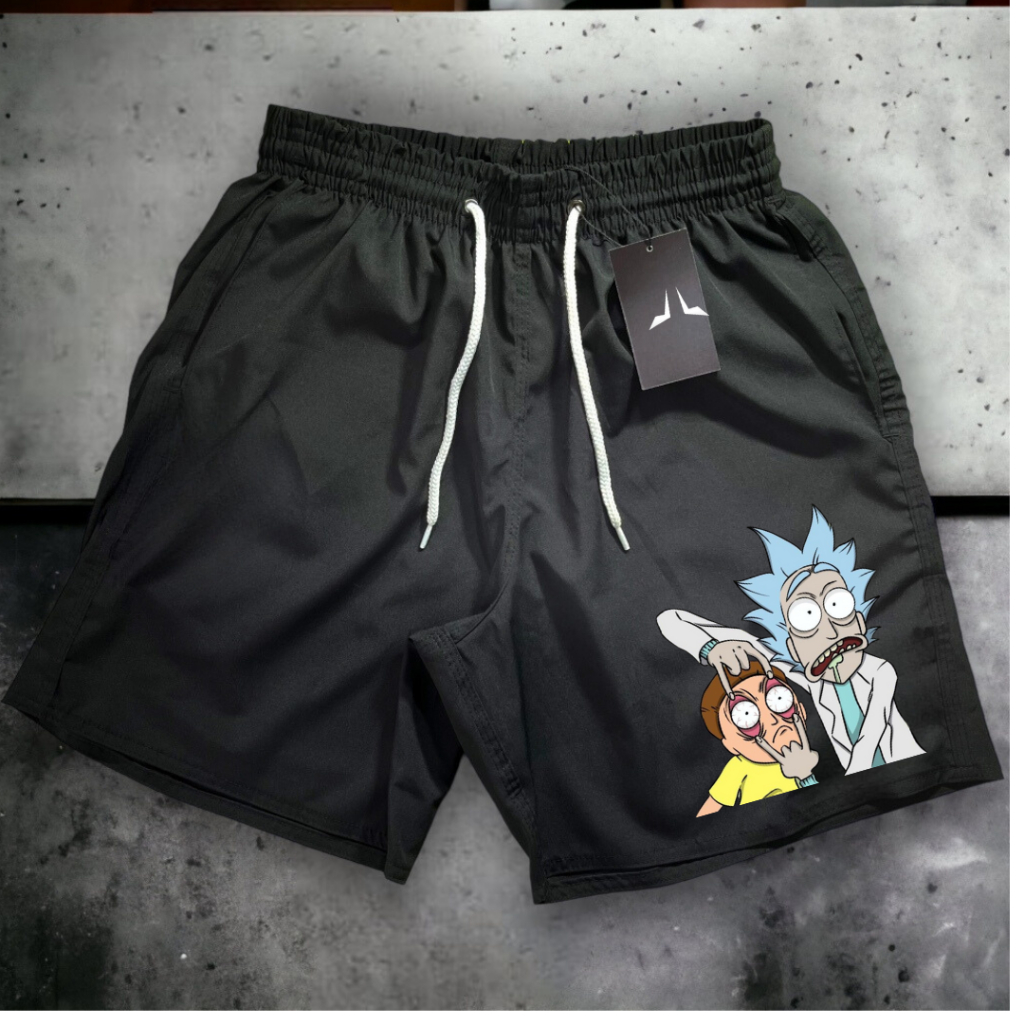 bermuda Short Masculino Mauricinho Modelo RCK & MRT - Antiodor e Design Esportivo Ideal para Academia, Skate, Basquete em Oferta na Shopee