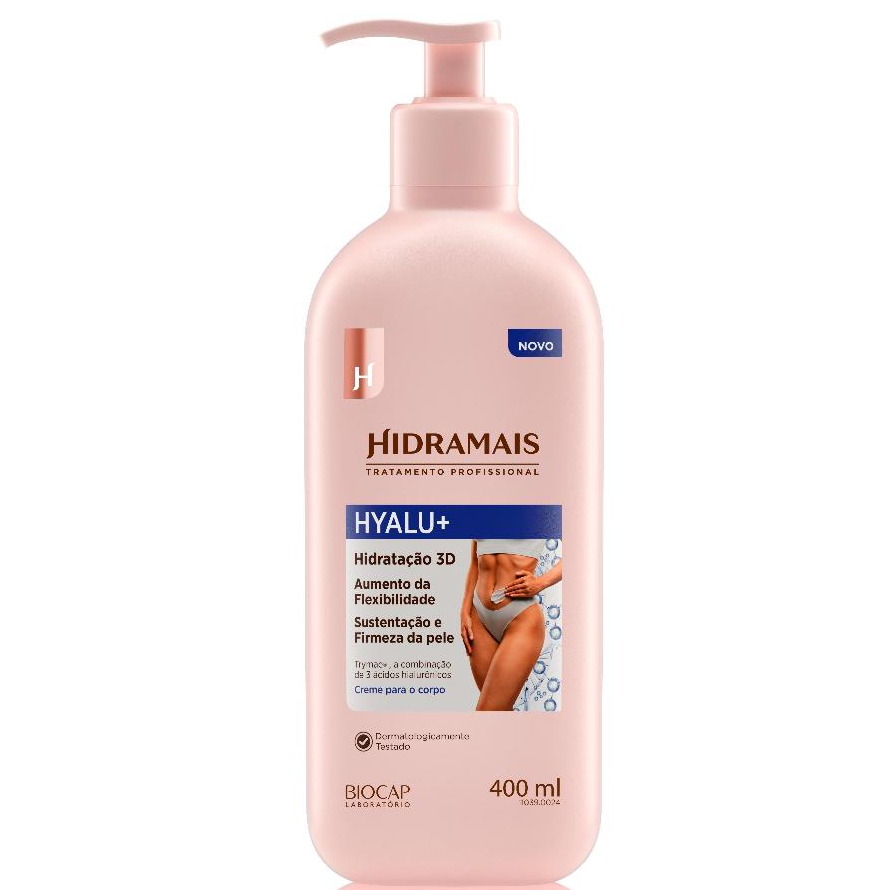 Creme Hidratante Hyalu+ 400ml Hidramais em Oferta na Shopee