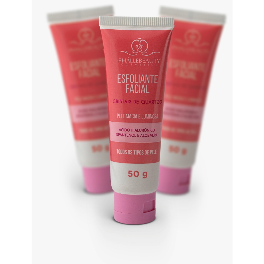 Esfoliante Facial Cristais de Quartzo PhálleBeauty PH0137 em Oferta na Shopee