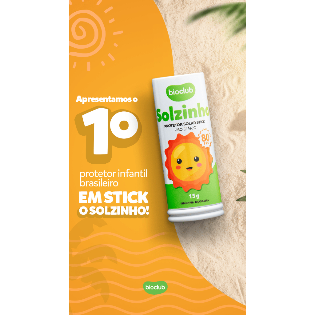 Protetor Solar Stick Natural - Solzinho Stick® 15g