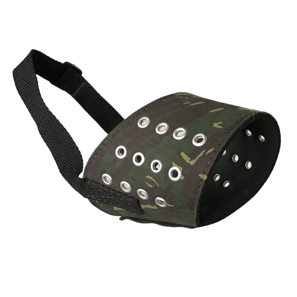 Focinheira Para Adestramentos Treinos Camuflada Pit Bull Rottweiler Luxo