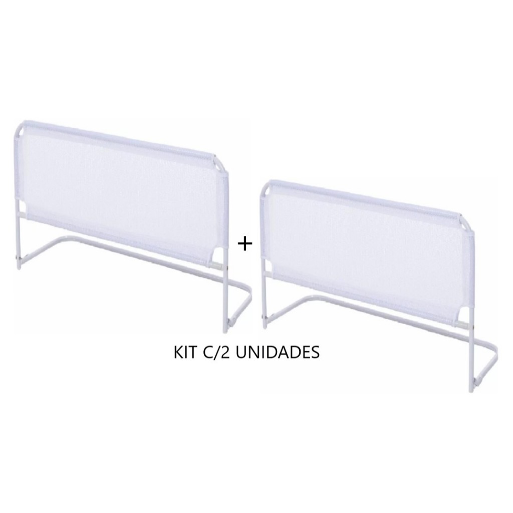 KIT 2 UNIDADES DE GRADE DE PROTEÇÃO PARA CAMAS - SERVA PARA CAMA BOX - 6 TAMANHOS